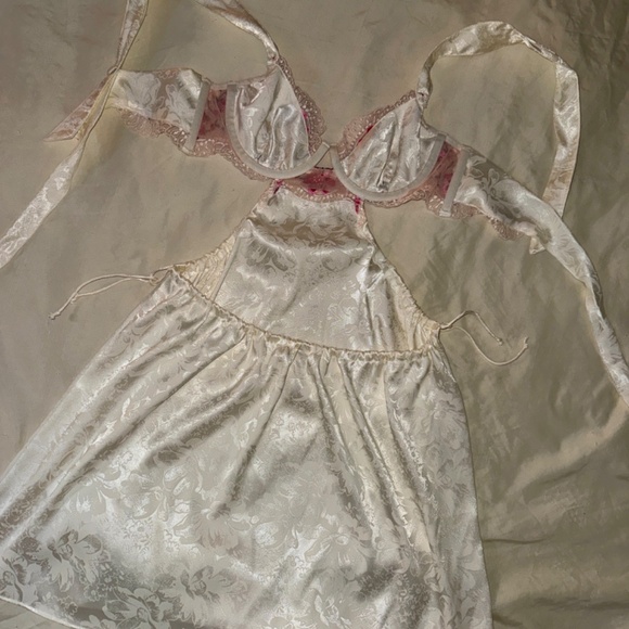 For Love & Lemons Festival Rose Slip Dress | Like New | XS Adjustable - Picture 3 of 6